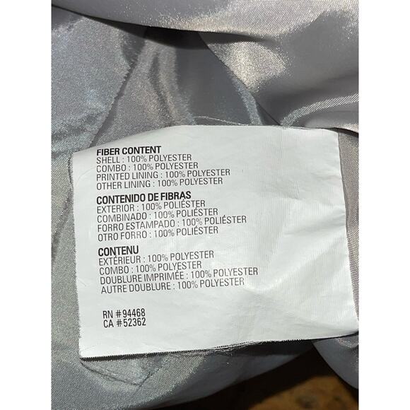 Womens Braetan Light Cream/Gray Lightweight Pockets Full Zip Jacket Size SP - Picture 9 of 9